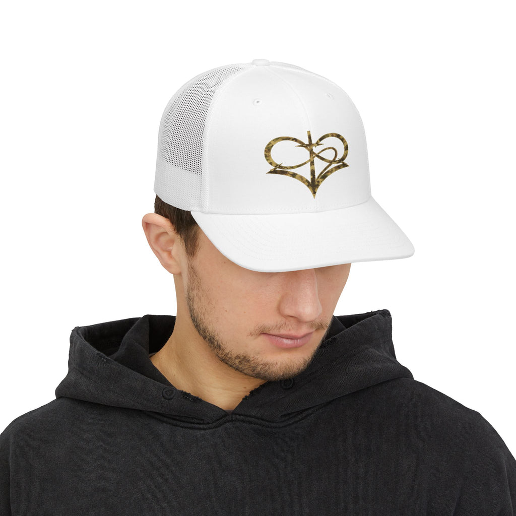Braced in Faith Logo Trucker Hat