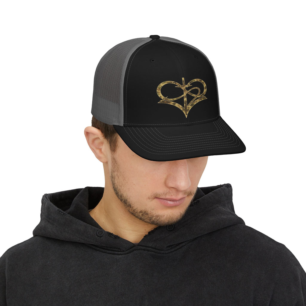 Braced in Faith Logo Trucker Hat