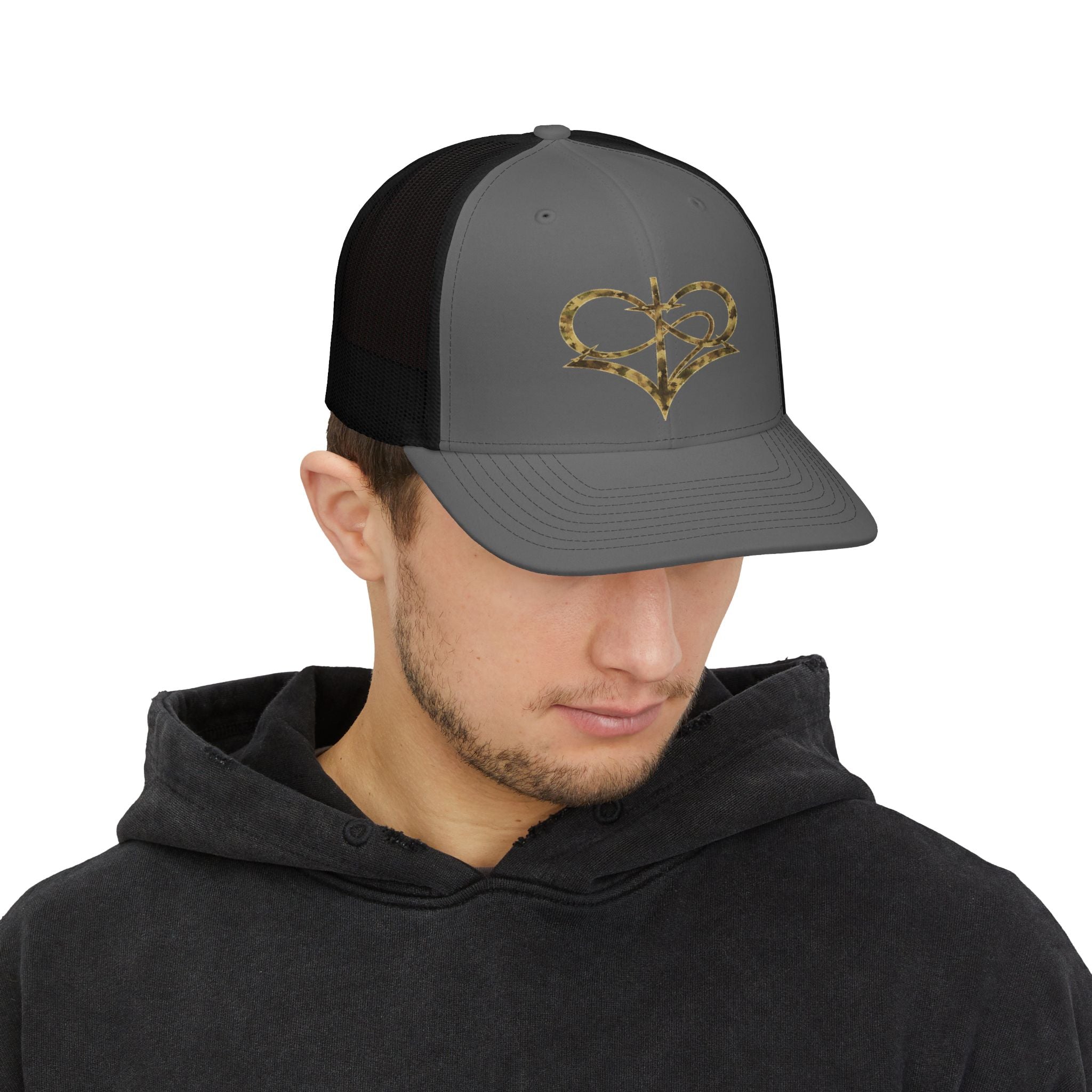 Braced in Faith Logo Trucker Hat